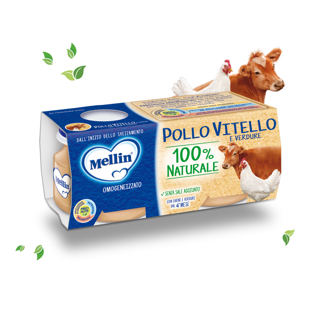 Omogeneizzato Mellin Pollo e Vitello