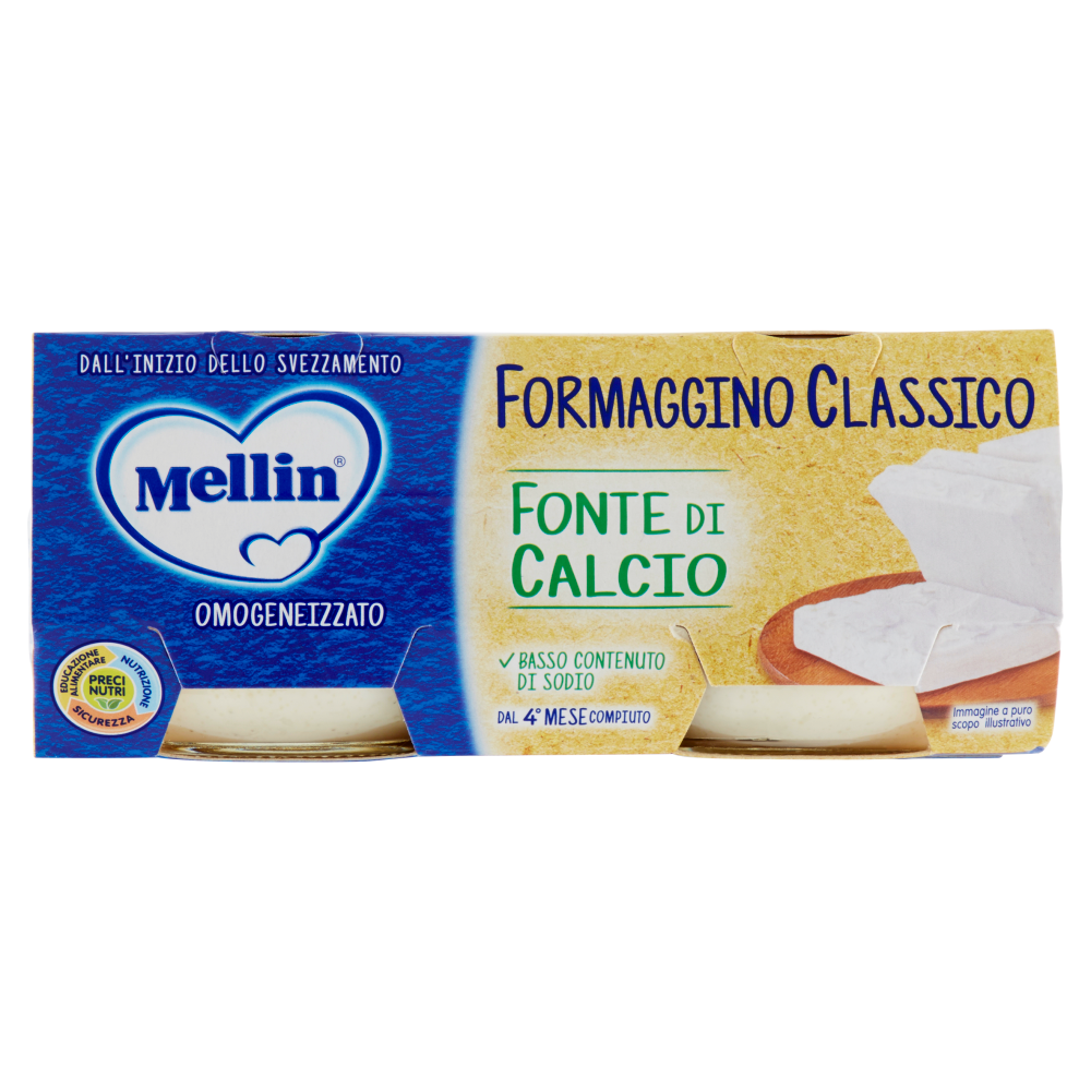 Omogeneizzato Mellin Formaggino Classico