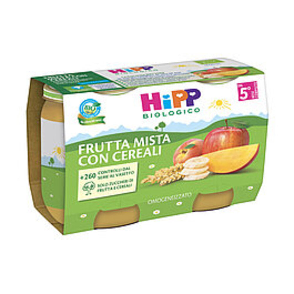 Omogeneizzato Hipp Frutta Mista e Cereali 125g