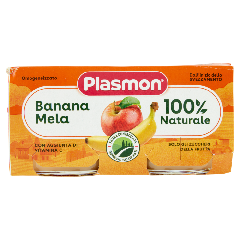 Omogeneizzato Plasmon Frutta Banana e Mela