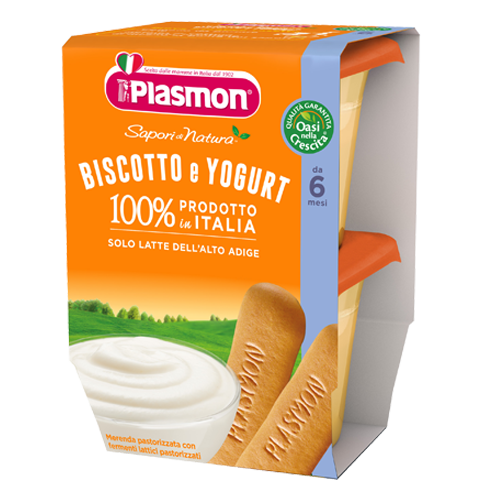 Merenda Plasmon Yogurt e Biscotto