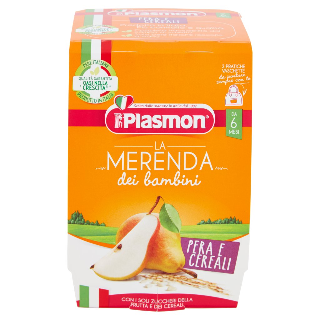 Merenda Plasmon Pera e Cereali