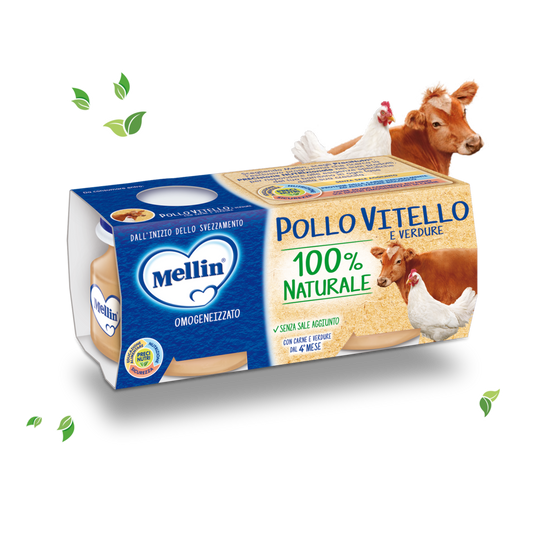 Omogeneizzato Mellin Pollo e Vitello