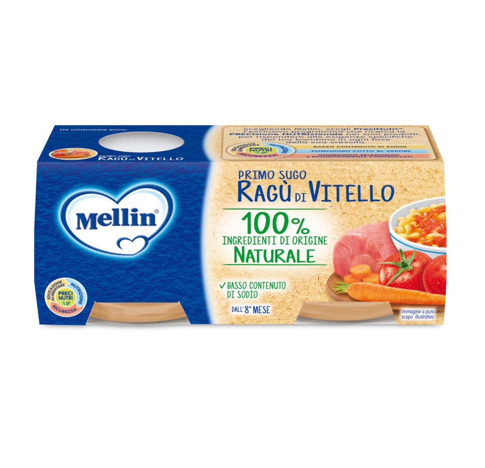 Omogeneizzato Mellin Ragu di Vitello