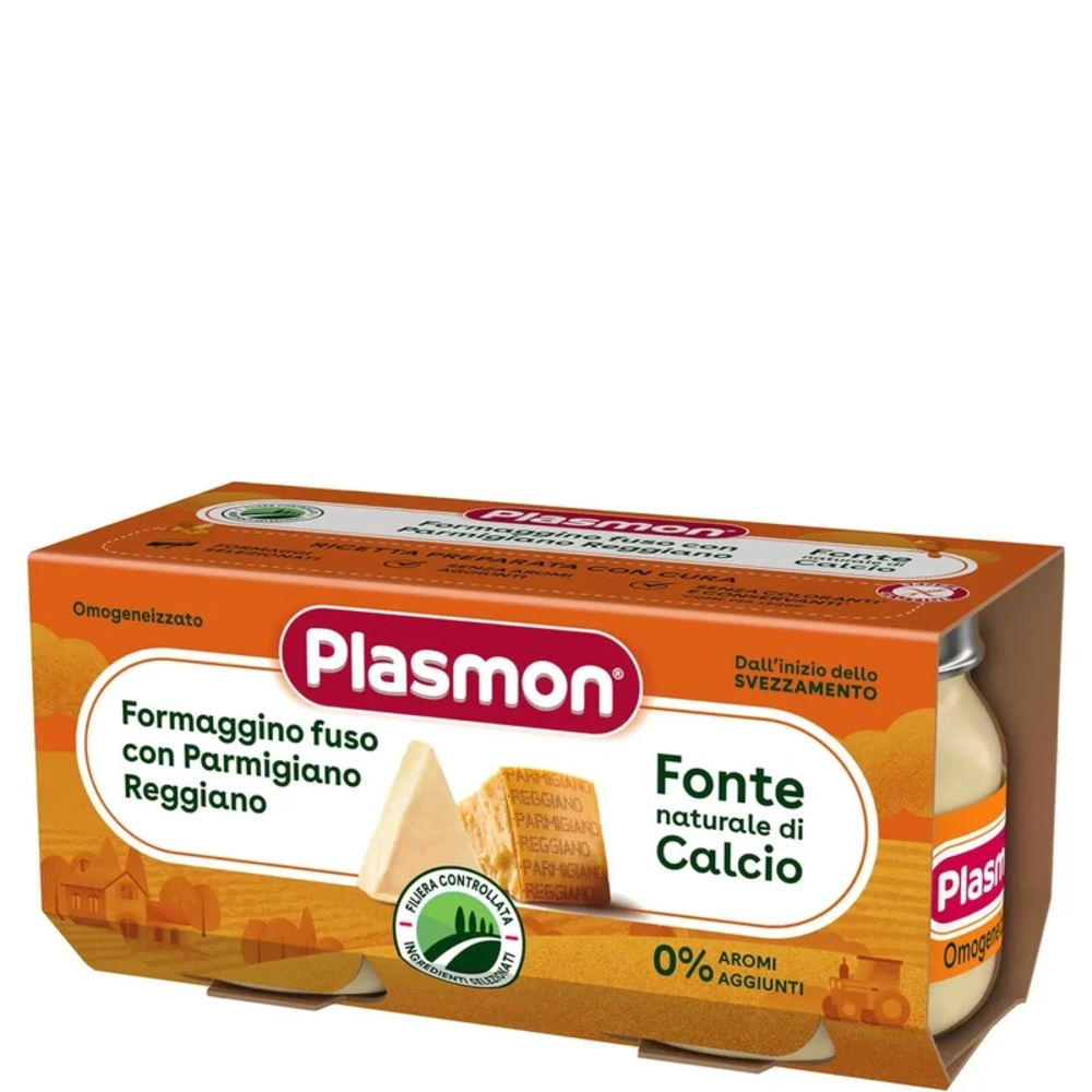Omogeneizzato Plasmon Formaggino e Parmigiano