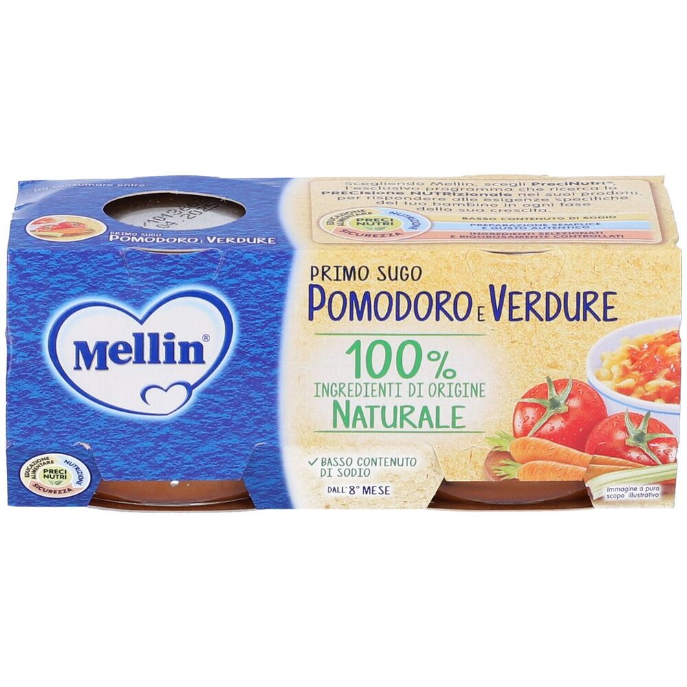 Omogeneizzato Mellin Pomodoro e Verdure