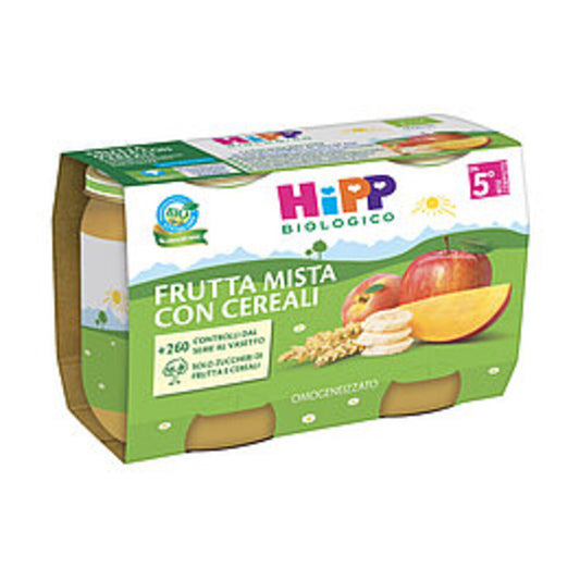 Omogeneizzato Hipp Frutta Mista e Cereali 125g