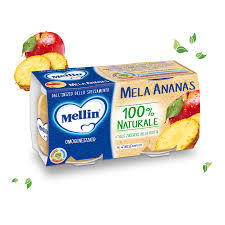 Omogeneizzato Mellin Mela Ananas