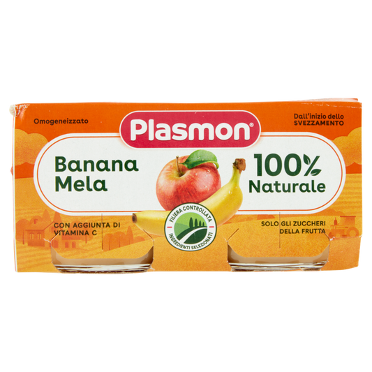 Omogeneizzato Plasmon Frutta Banana e Mela