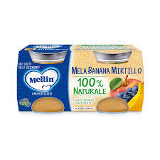 Omogeneizzato Mellin Mela Banana Mirtillo